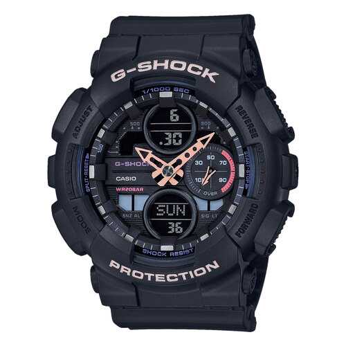 Японские наручные часы Casio G-SHOCK GMA-S140-1AER с хронографом в Бифри