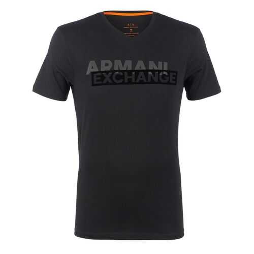 Футболка мужская Armani Exchange 3HZTBF ZJA5Z черная S в Бифри