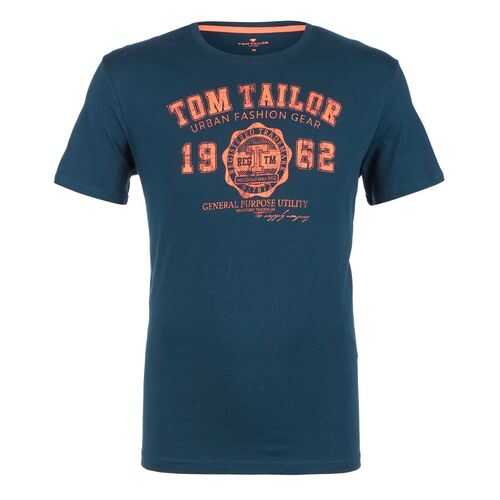 Футболка мужская TOM TAILOR 1008637-21179 синяя M в Бифри