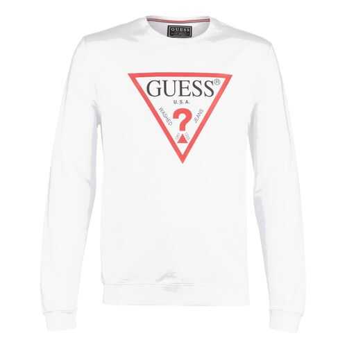 Свитшот мужской Guess M01Q37-K6ZS0 белый XL в Бифри