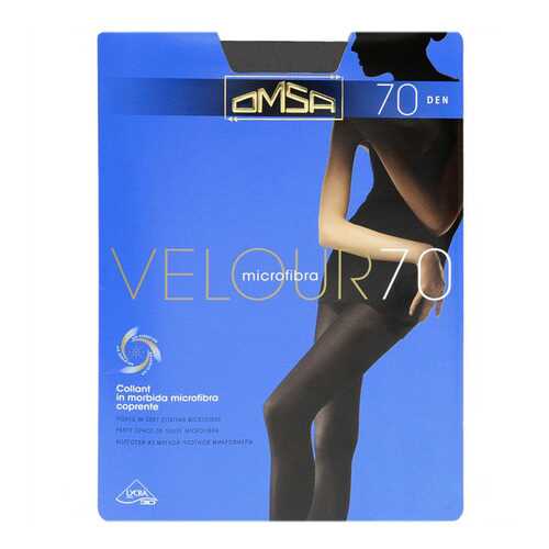 Колготки Omsa VELOUR 70 / Anthracite (Темно-серый) / 2 (S) в Бифри