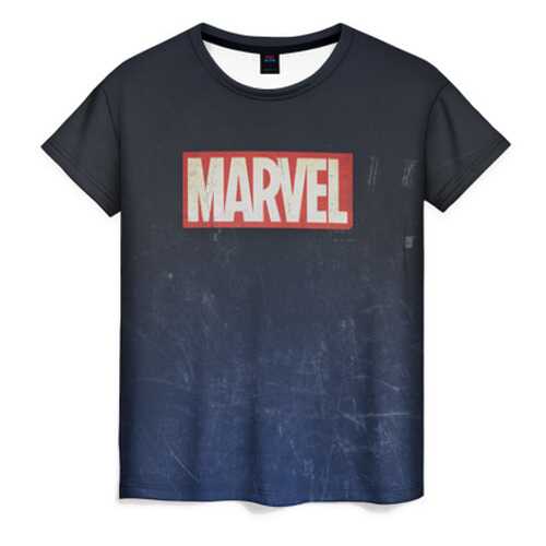 Футболка женская ВсеМайки MARVEL черная 4XL в Бифри