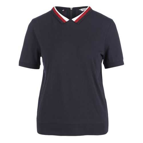 Поло женское Tommy Hilfiger WW0WW27534 синее S в Бифри