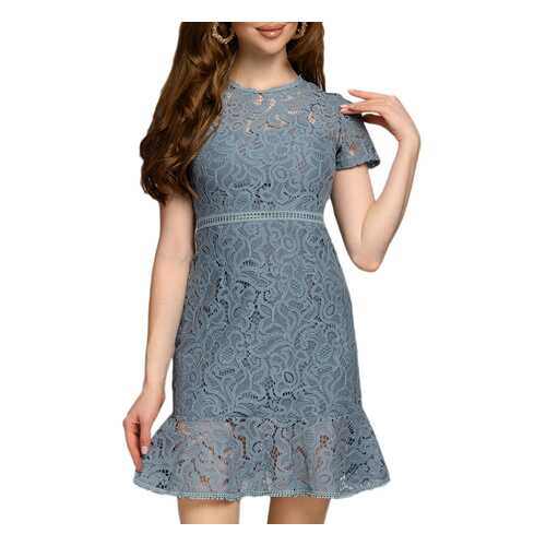 Платье женское D&M by 1001DRESS 0112001-30067BL синее XL в Бифри